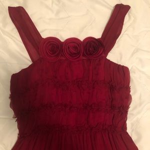 Anthropologie Burlapp Rose Dress